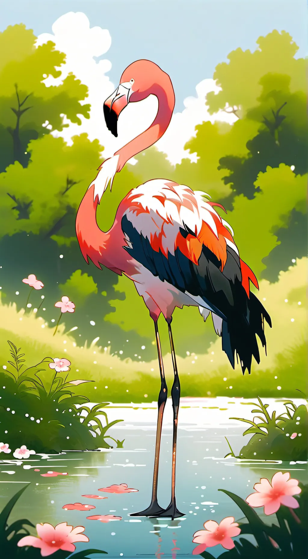 ai character: Lily background