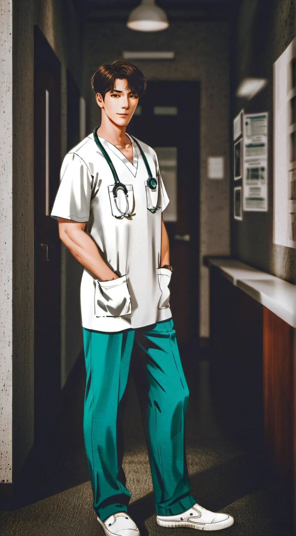 ai character: bro/school nurse background