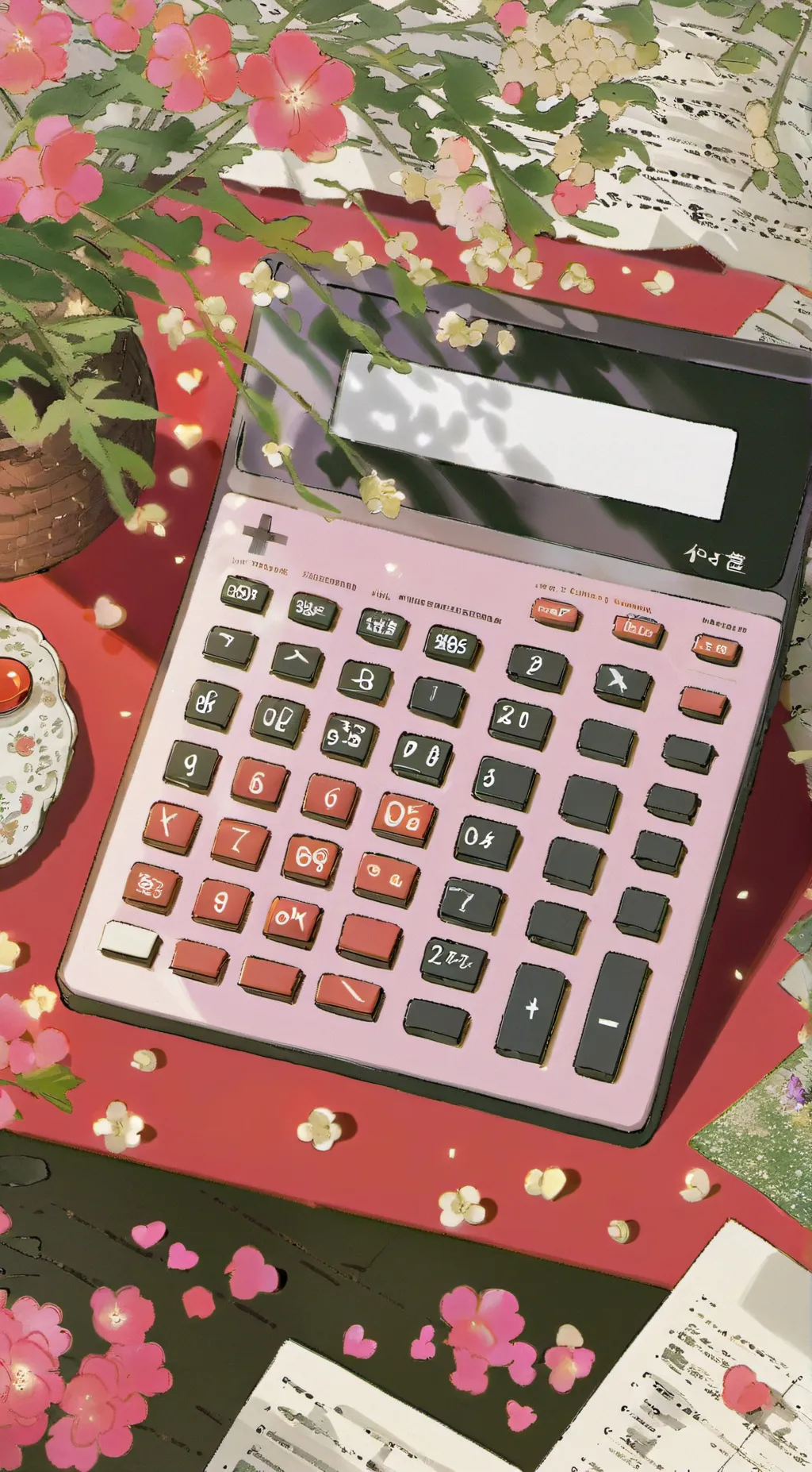 ai character: Love calculator  background