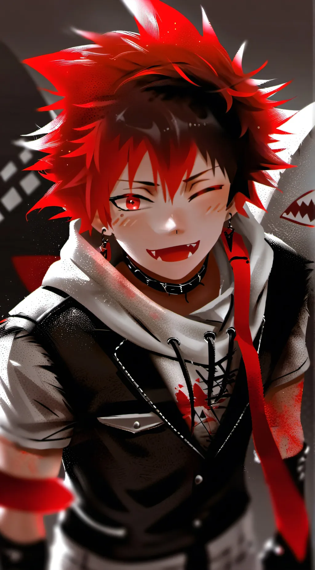 ai character: Ejiro Kirishima  background