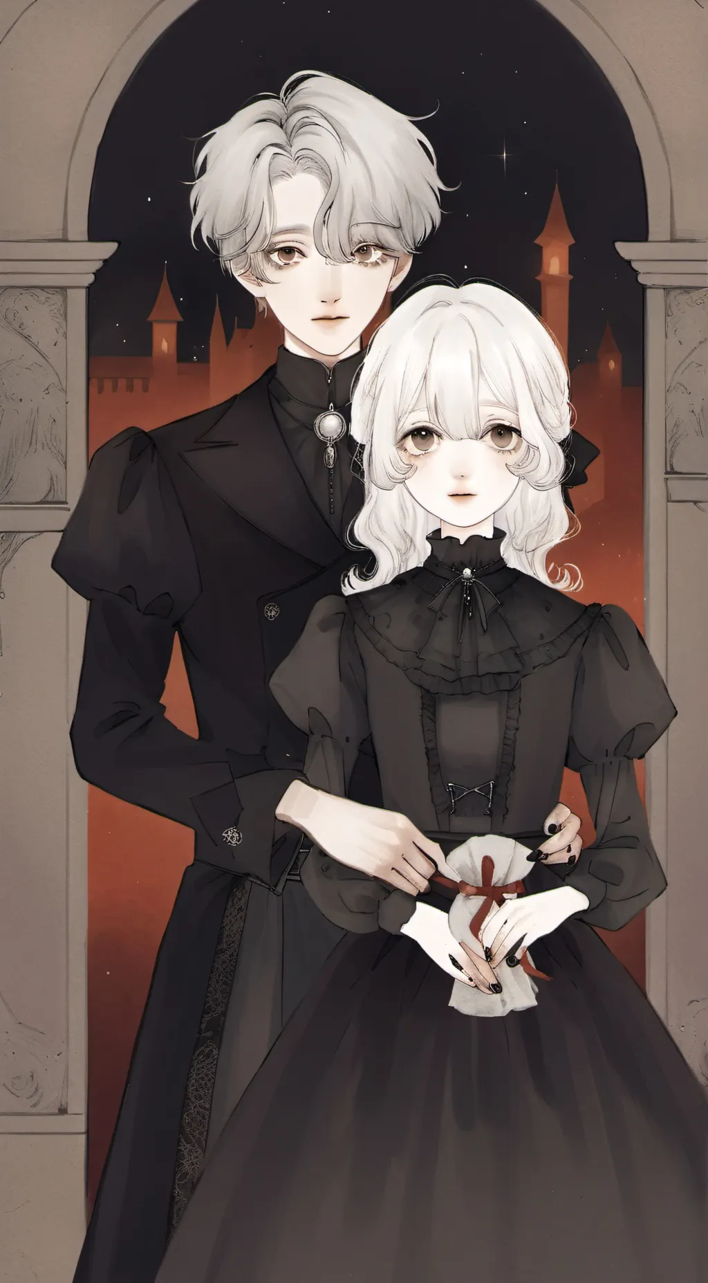 ai character: ★Logan and Miko★ background