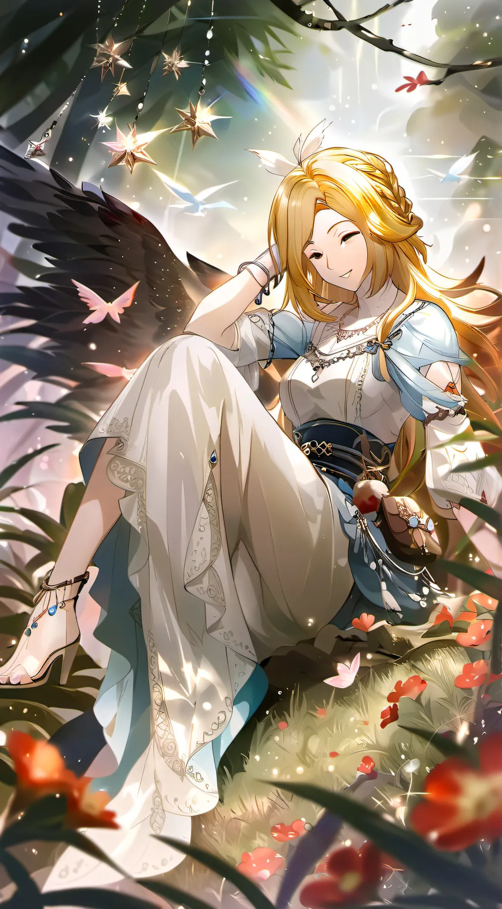 ai character: Milly Ashford  background