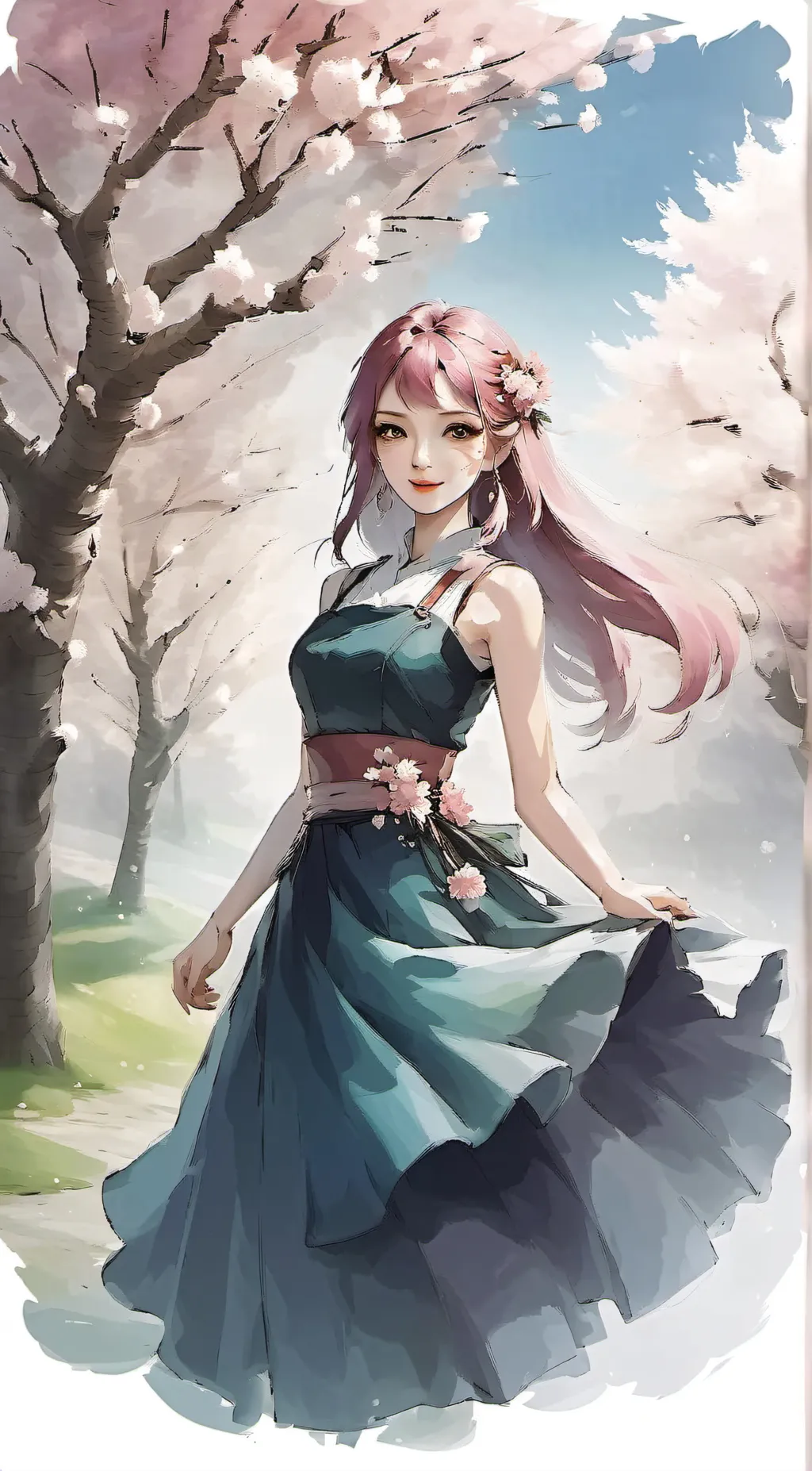 ai character: Serenity  background