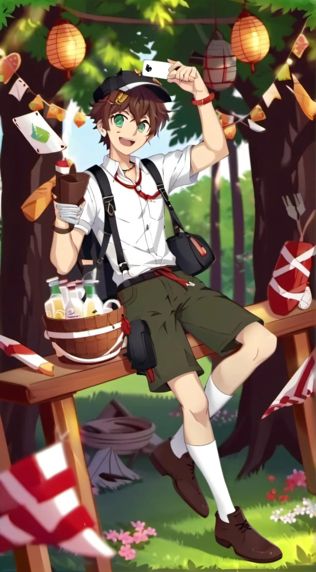 ai character: Keitaro Nagame background