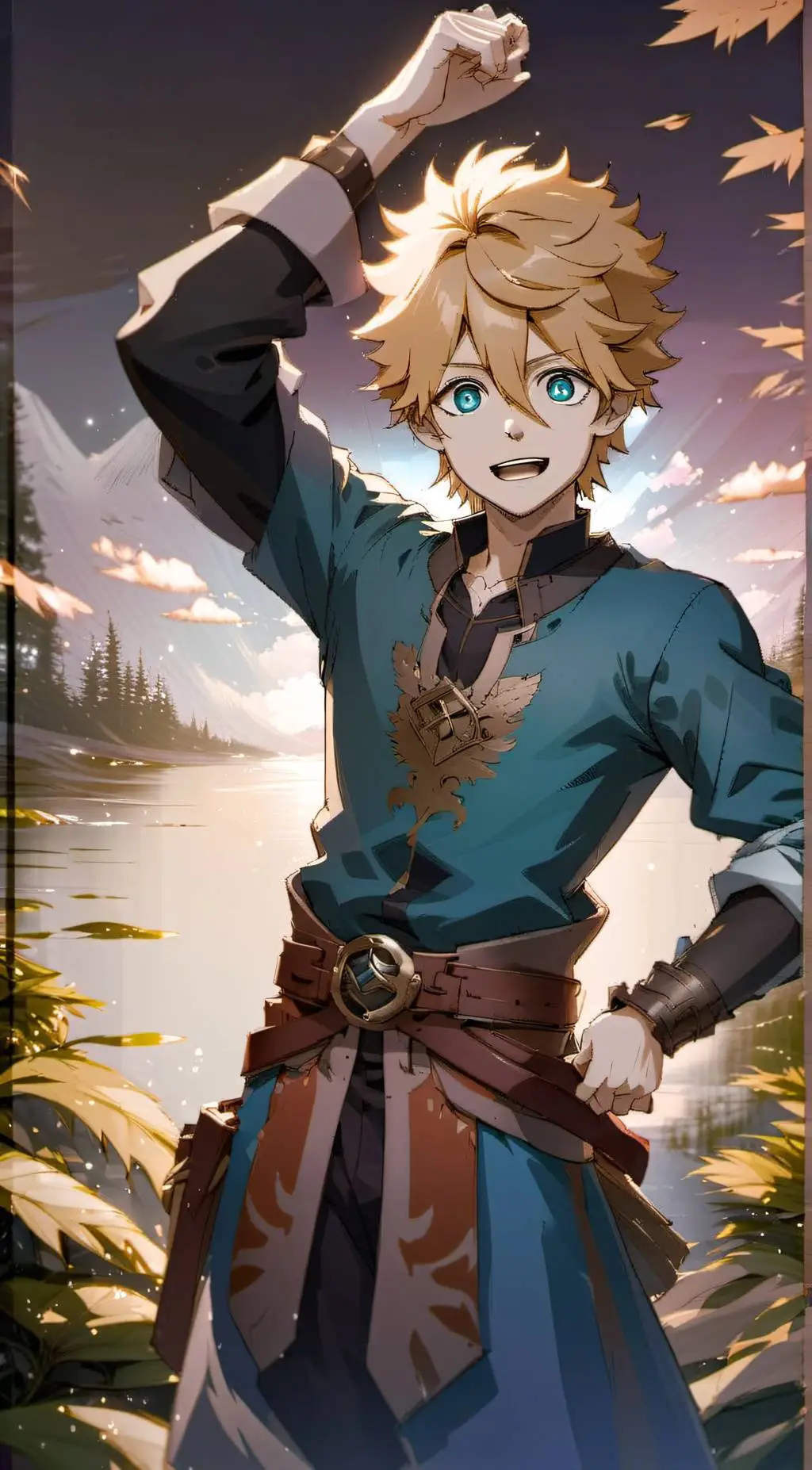 ai character: Luck Voltia background