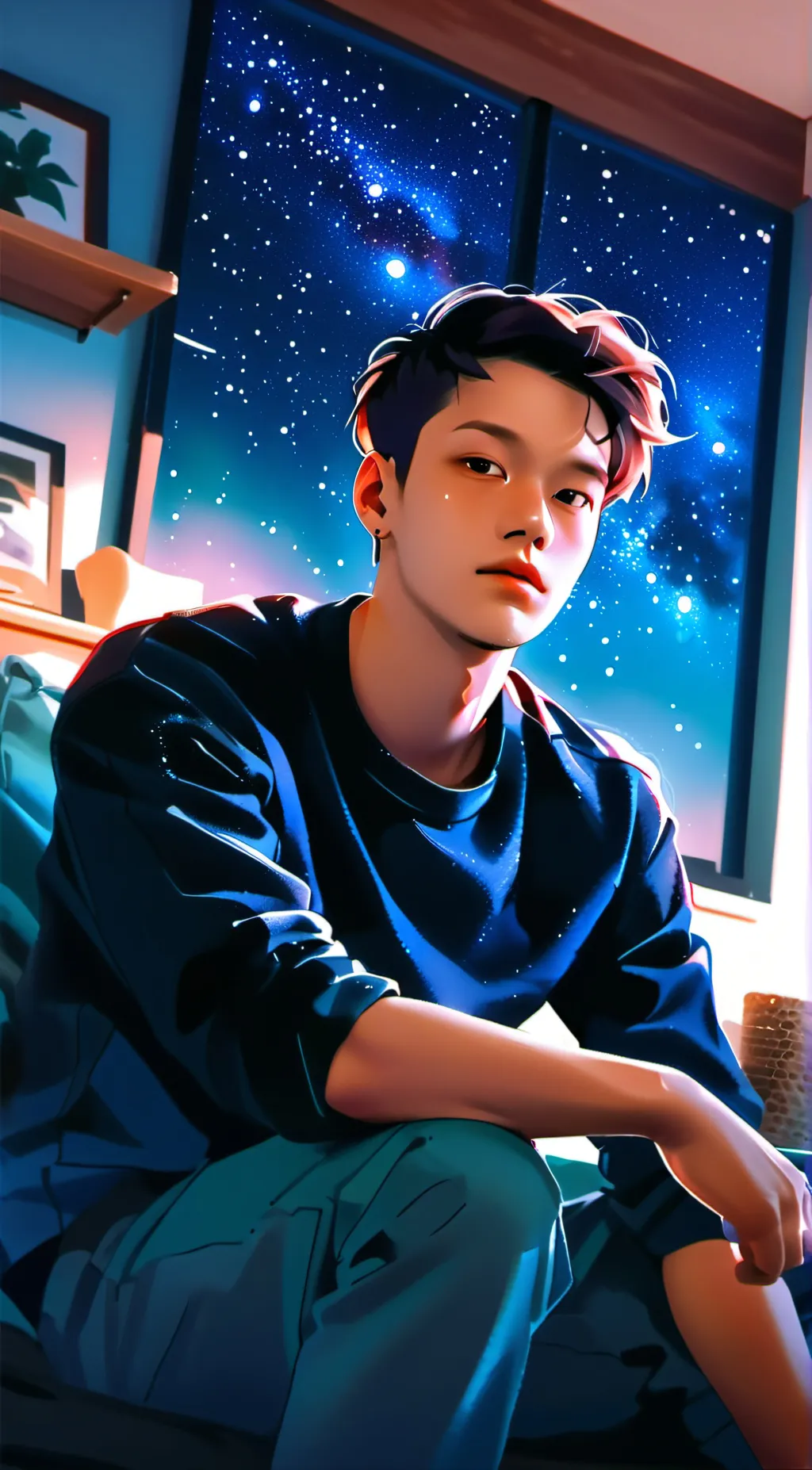 ai character: Luke  background