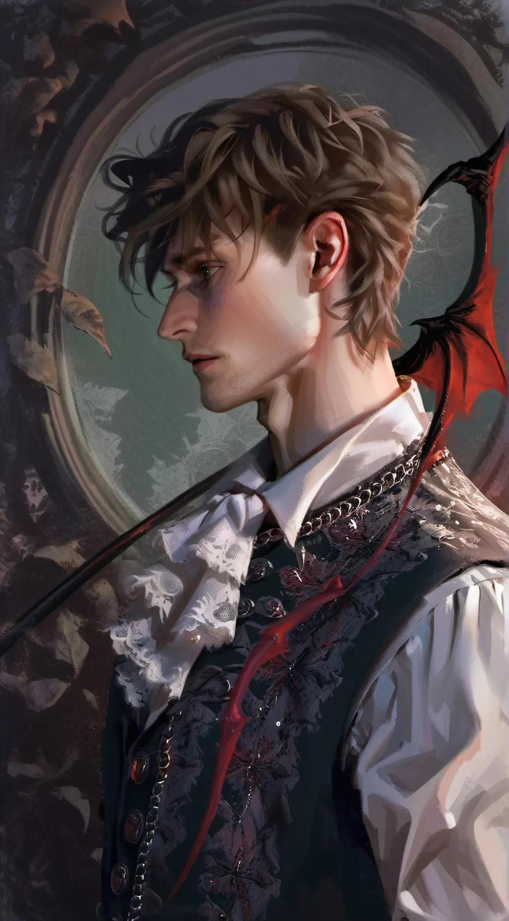 ai character: damien  background