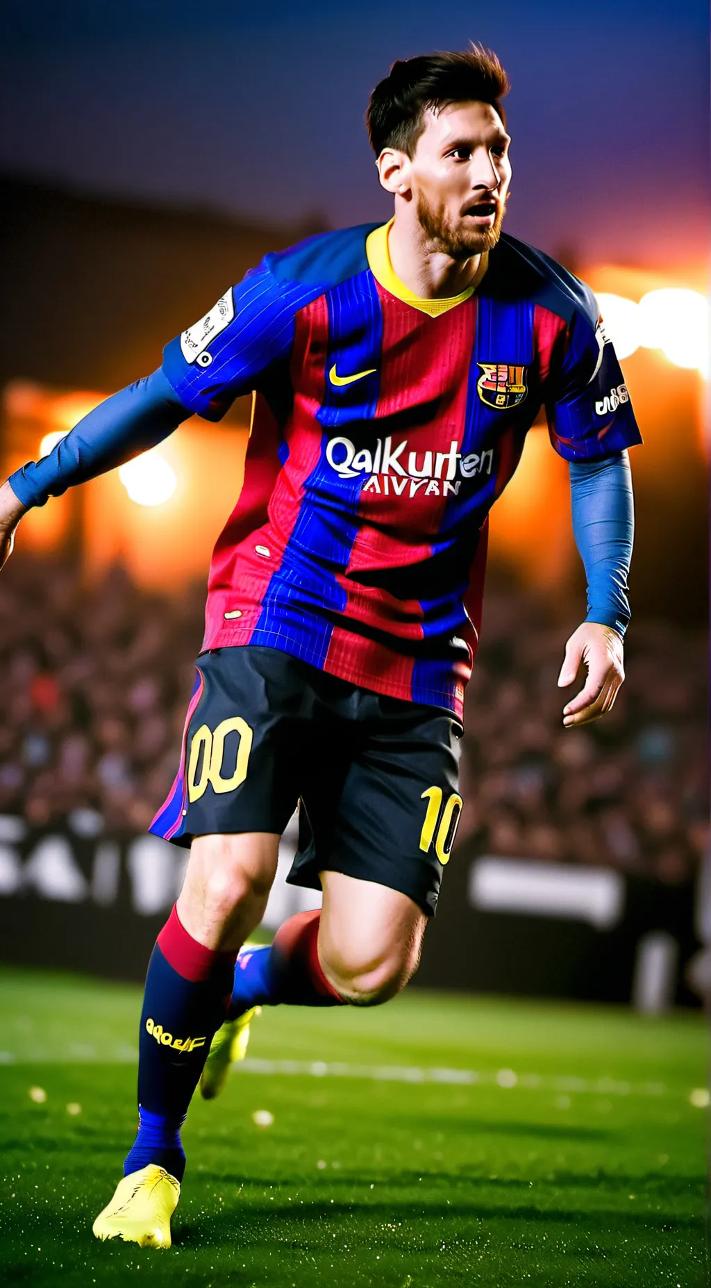 ai character: Lionel messi background