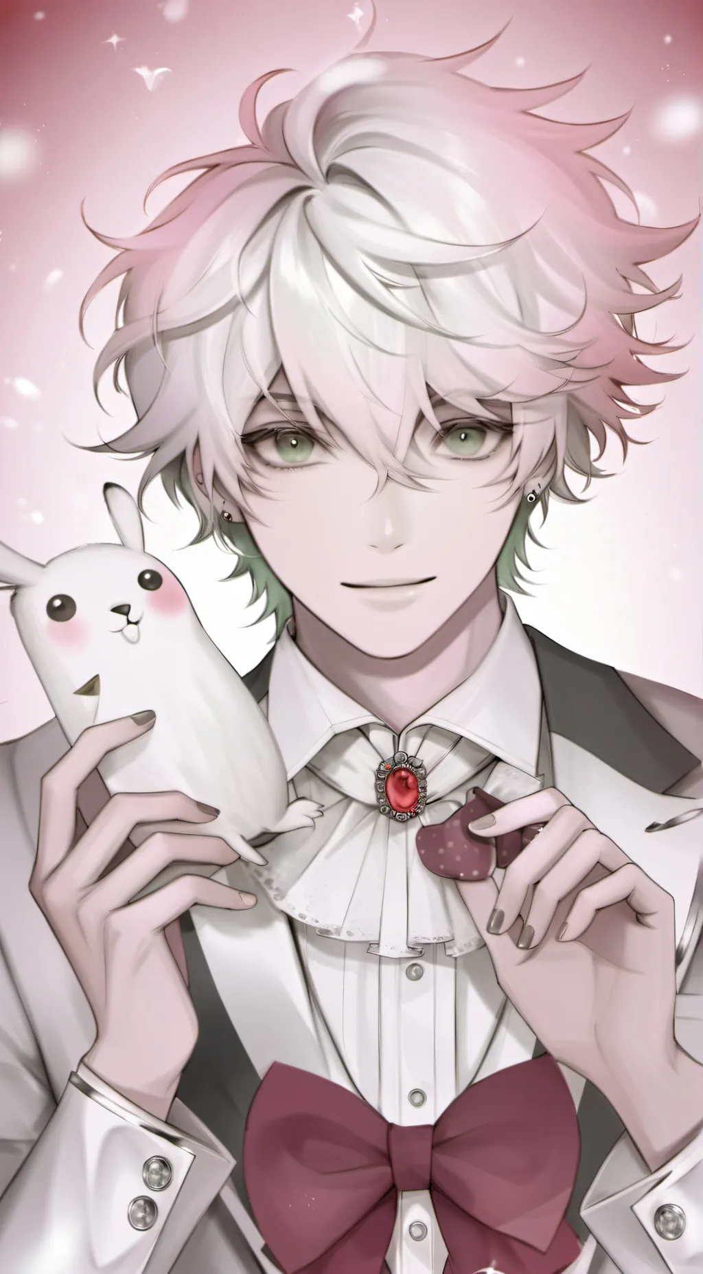 ai character:  bakugo  background