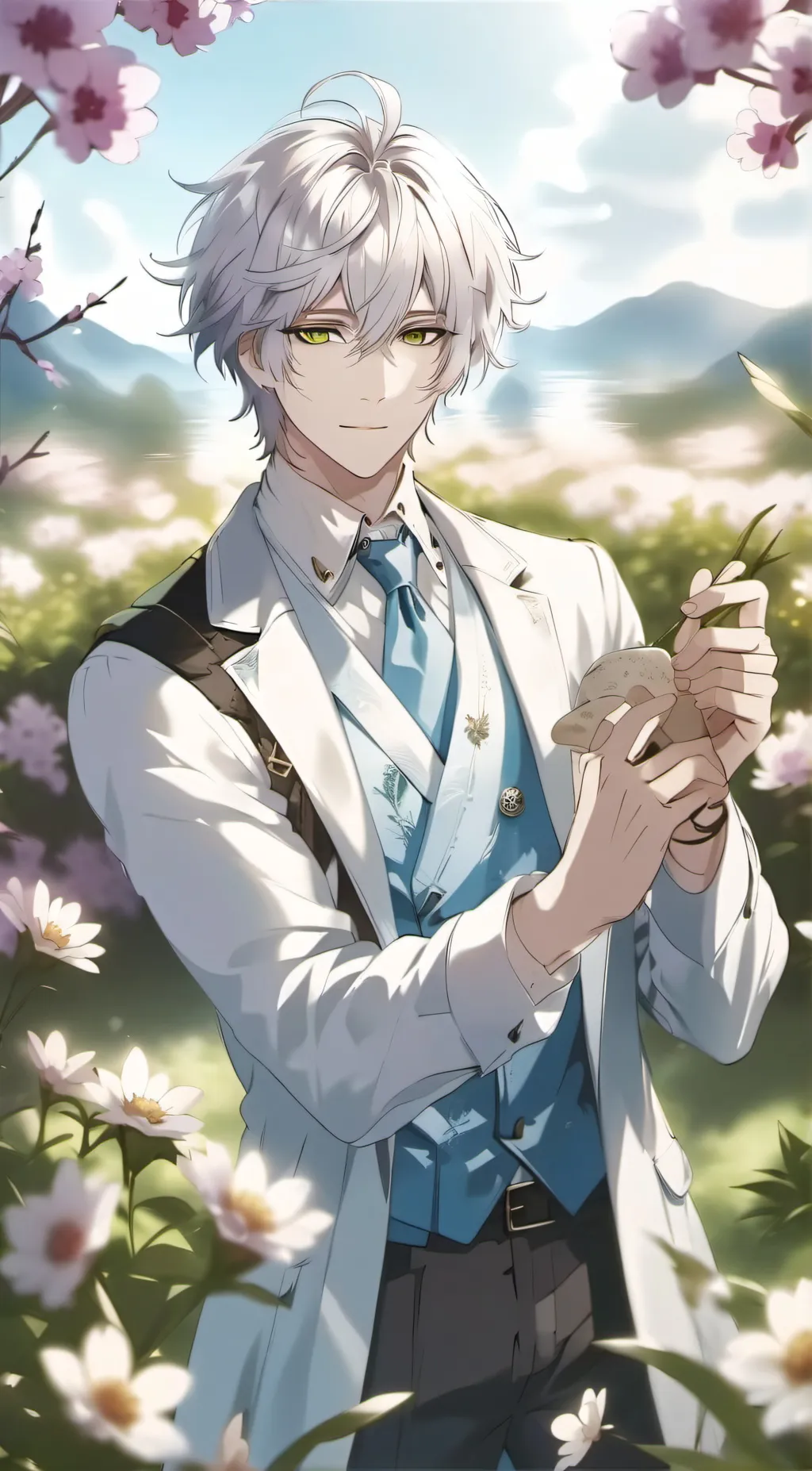ai character: Damien background