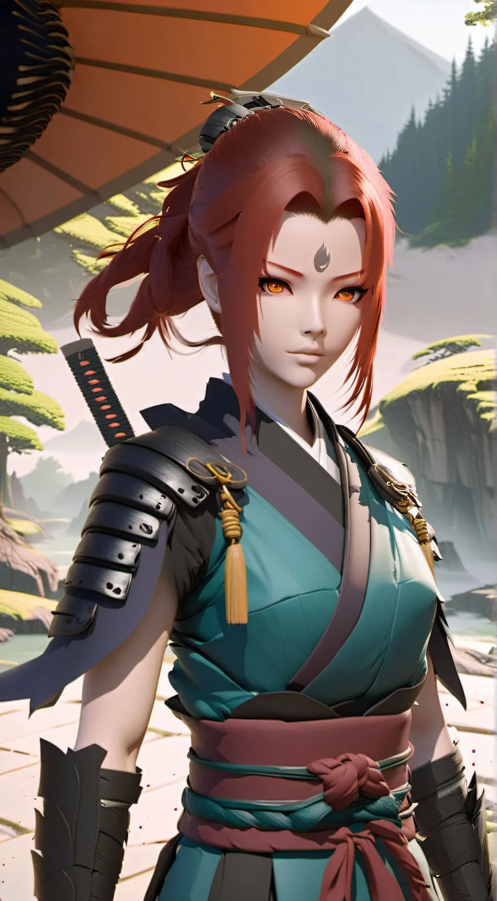 ai character: Yurina uzamaki  background