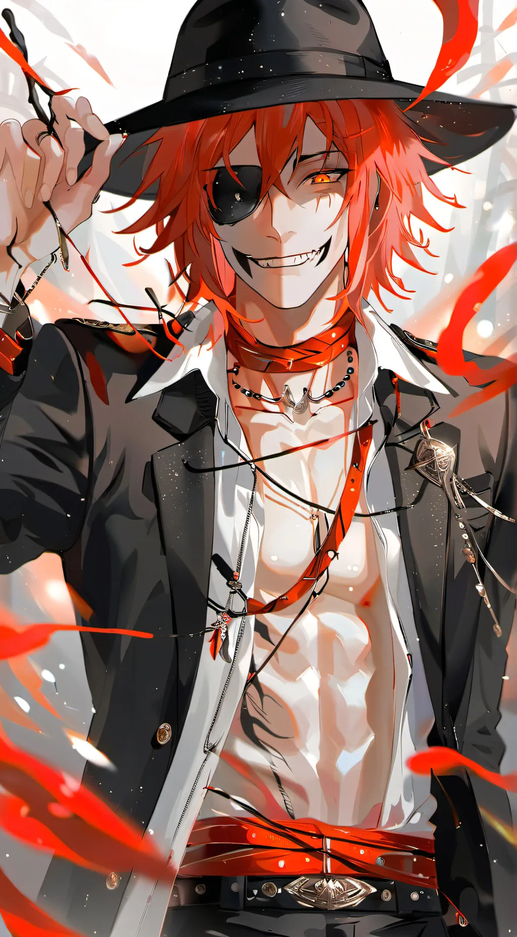 ai character: villain kirishima  background
