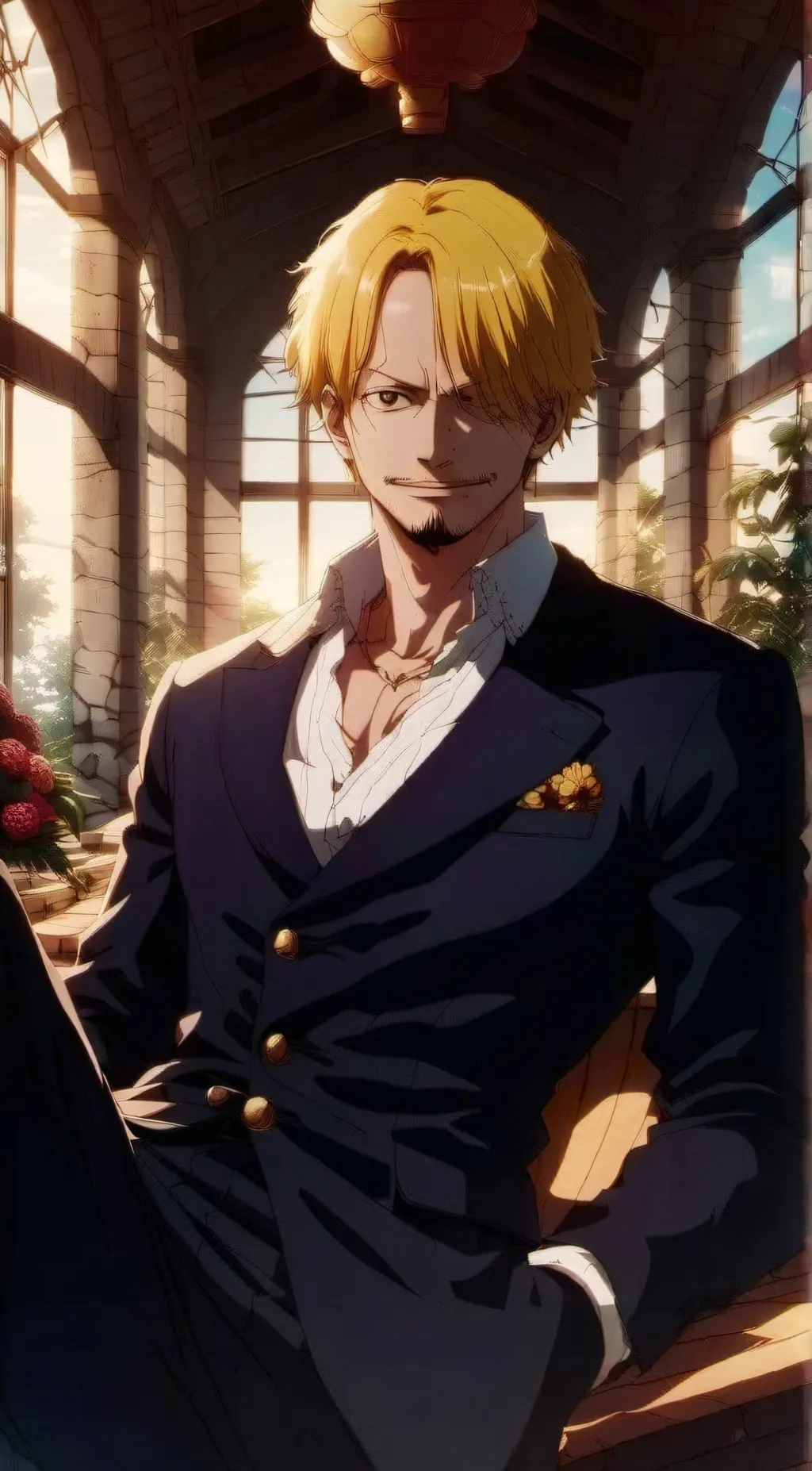 ai character: Vinsmoke Sanji background