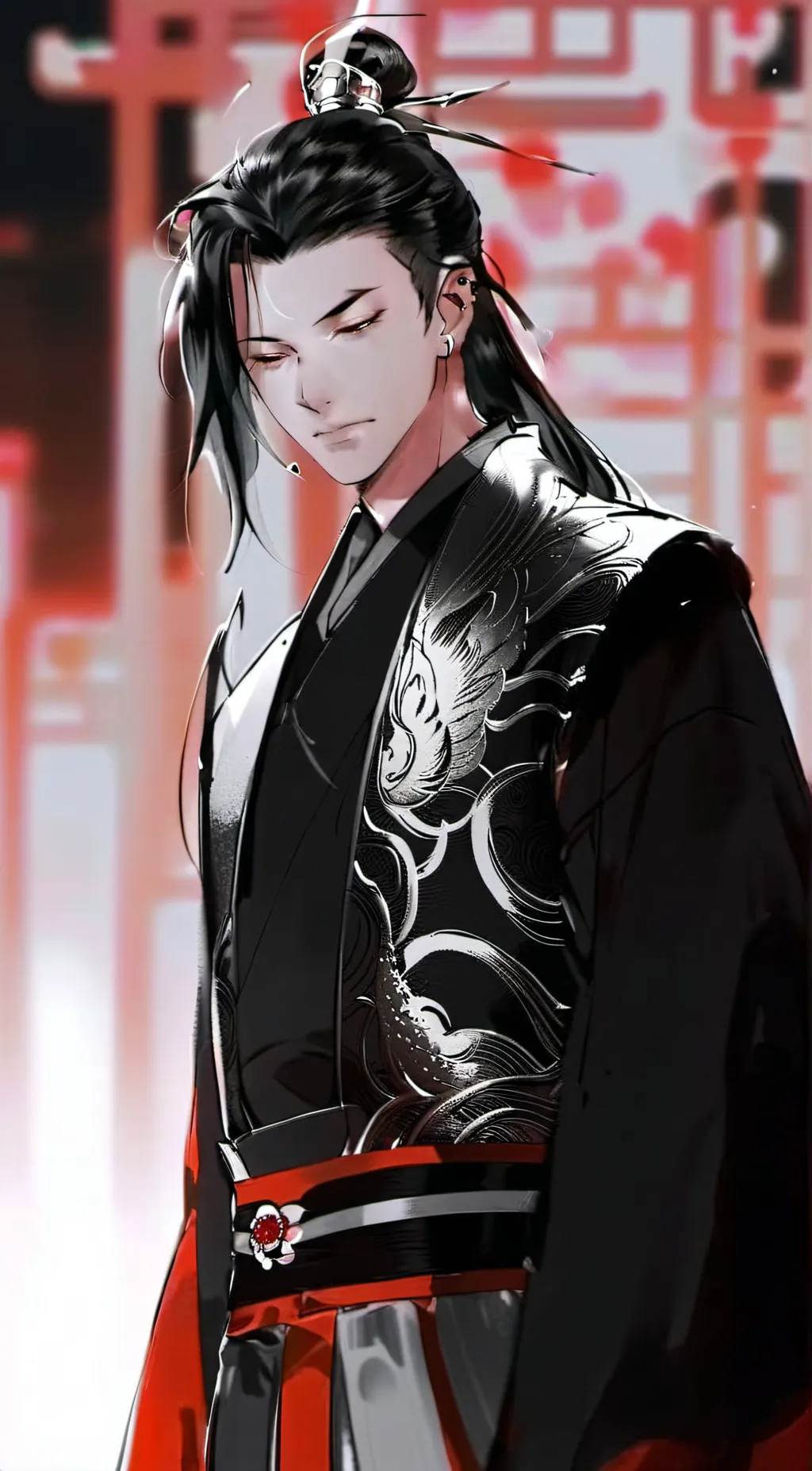 ai character: Geto Suguru background
