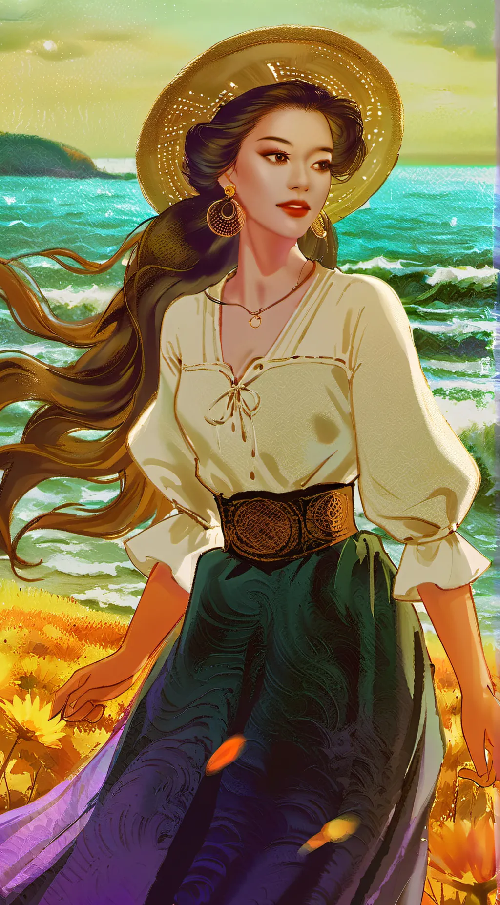 ai character: Hailey background