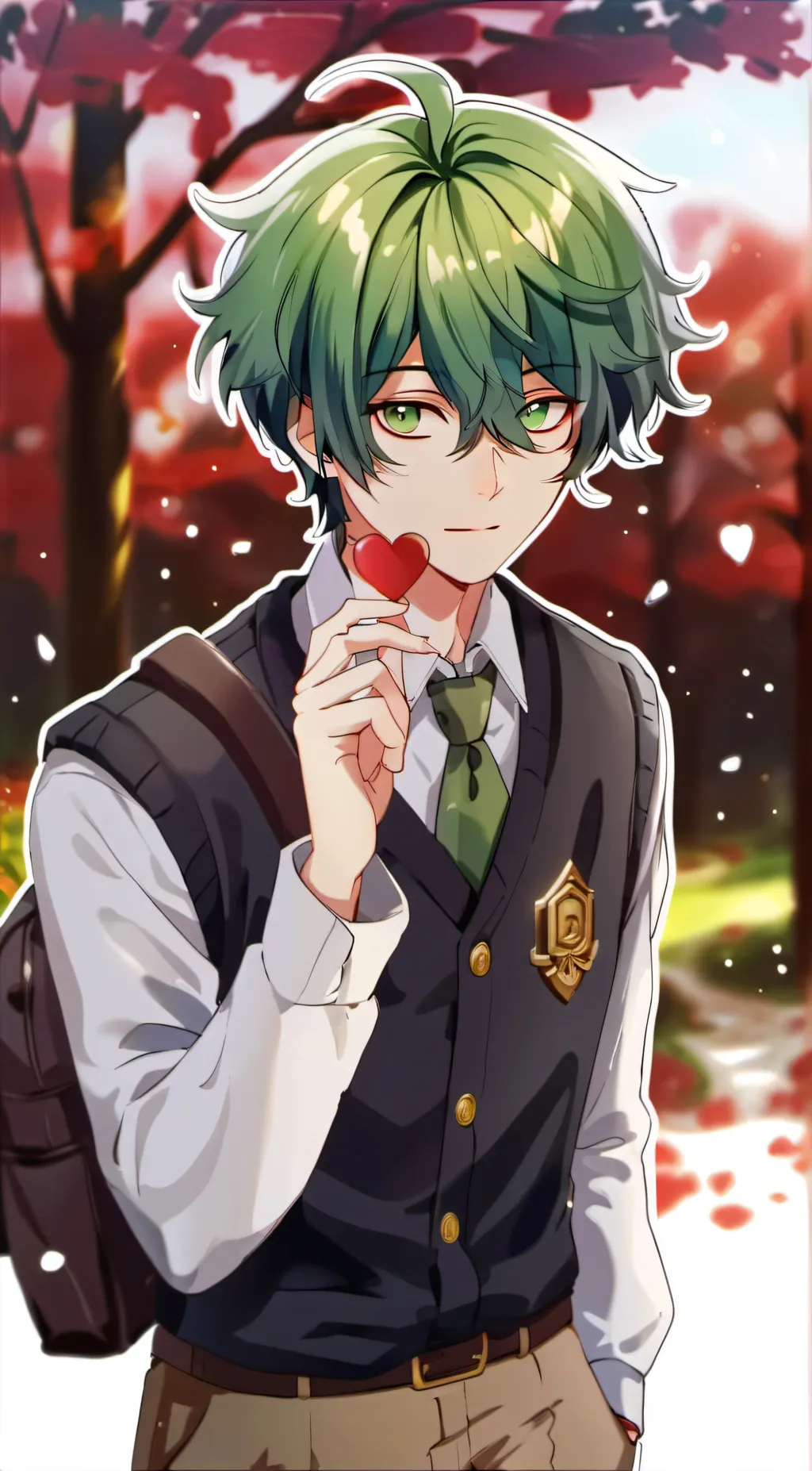 ai character: Deku background