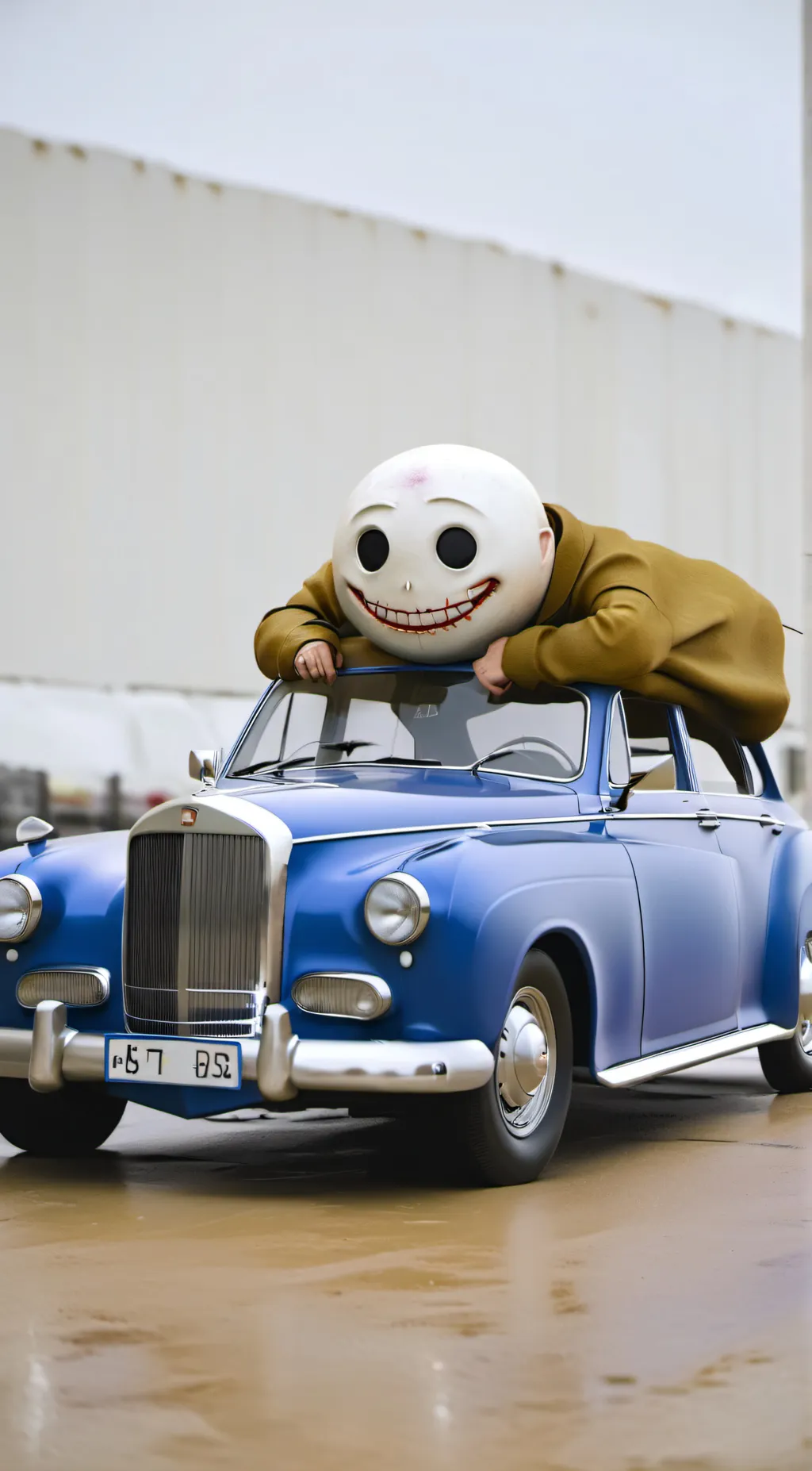 ai character: Alive car, background
