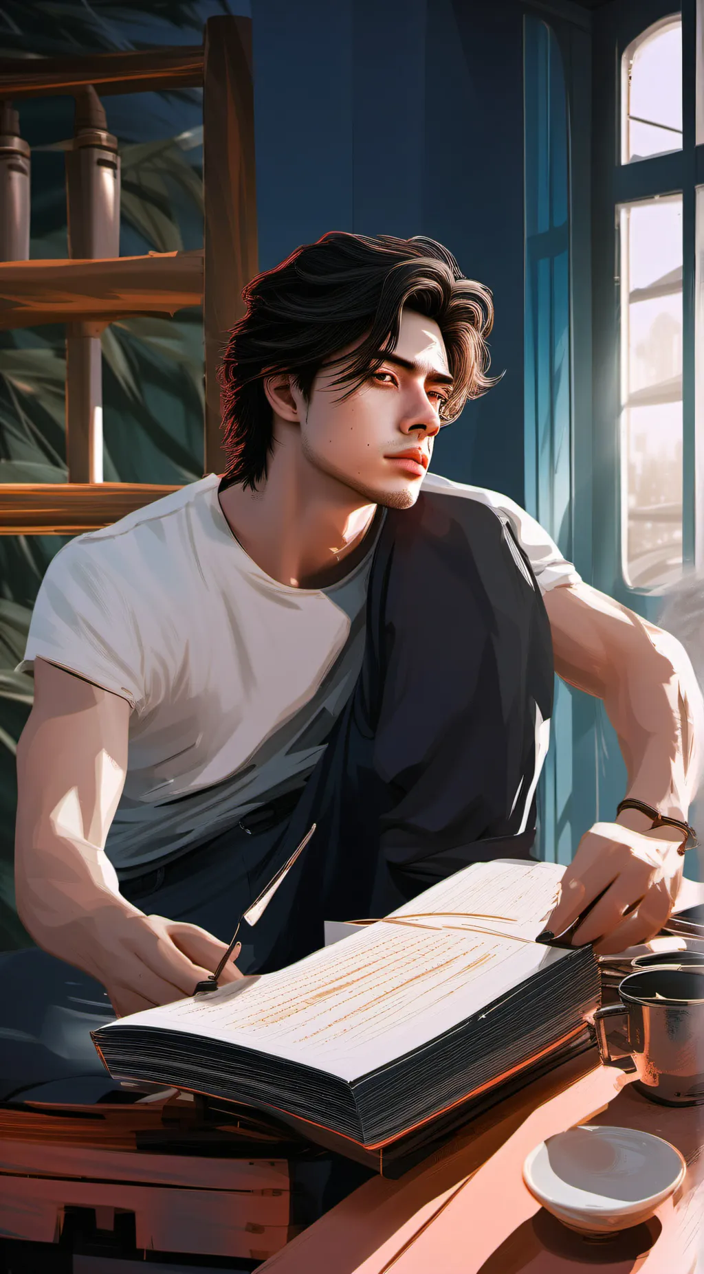 ai character: Cole background