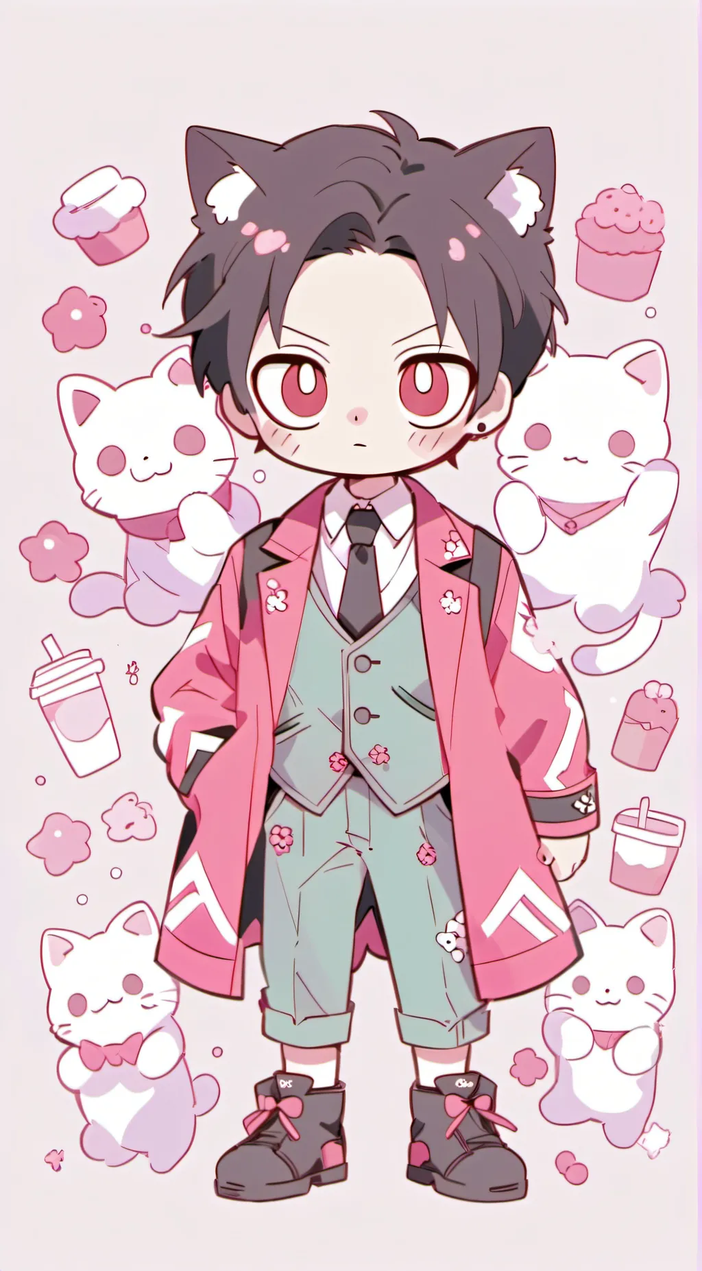 ai character: Cat Levi background