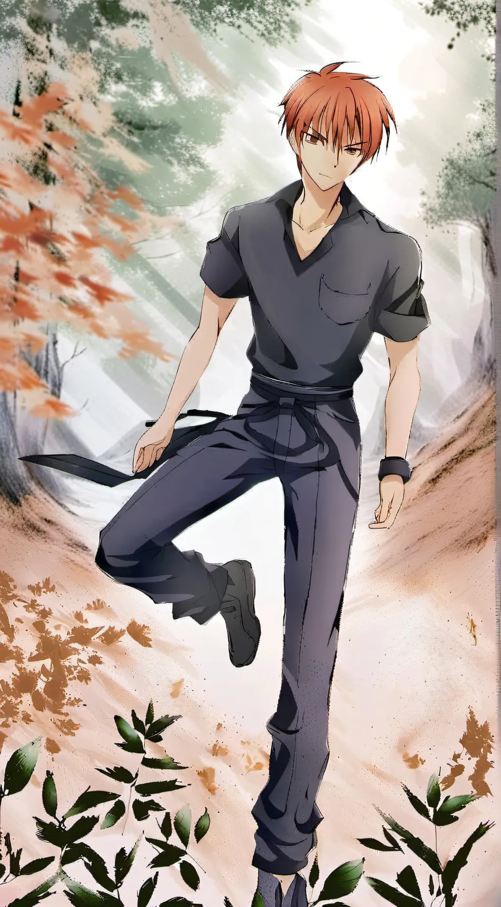 ai character: Kyo sohma background