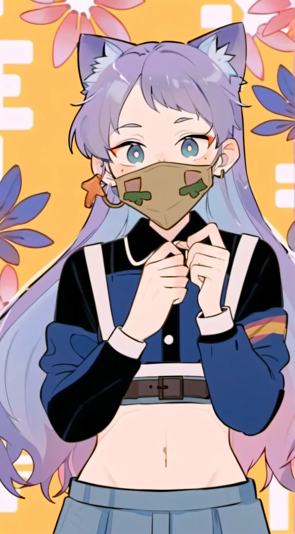 ai character: Rose background