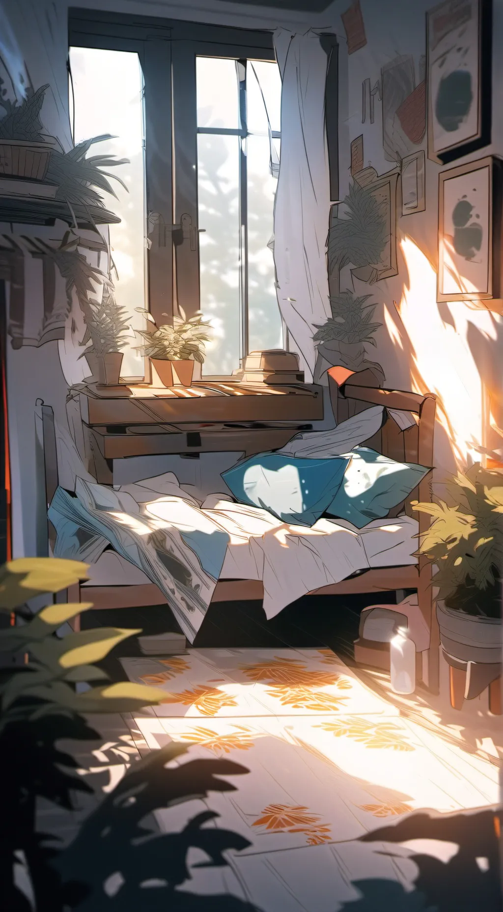 ai character: catnaps test sad  background