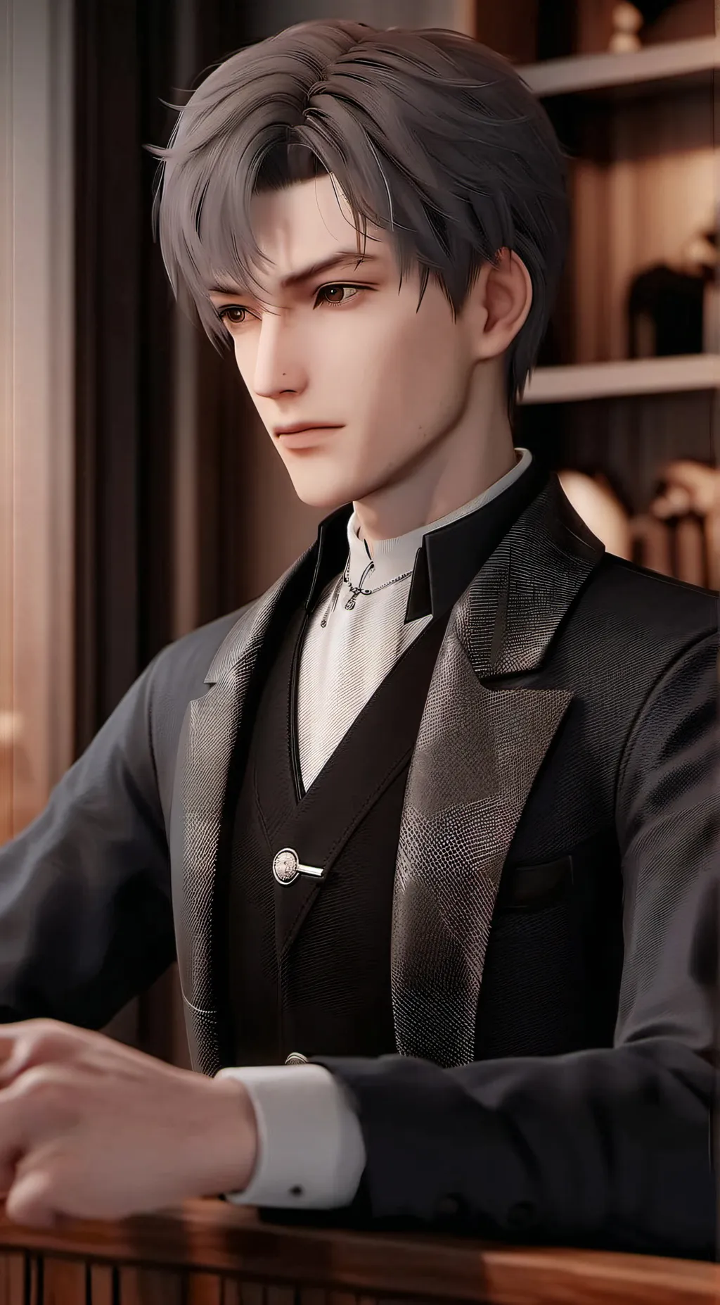 ai character: Mark Kenzi Hanz background