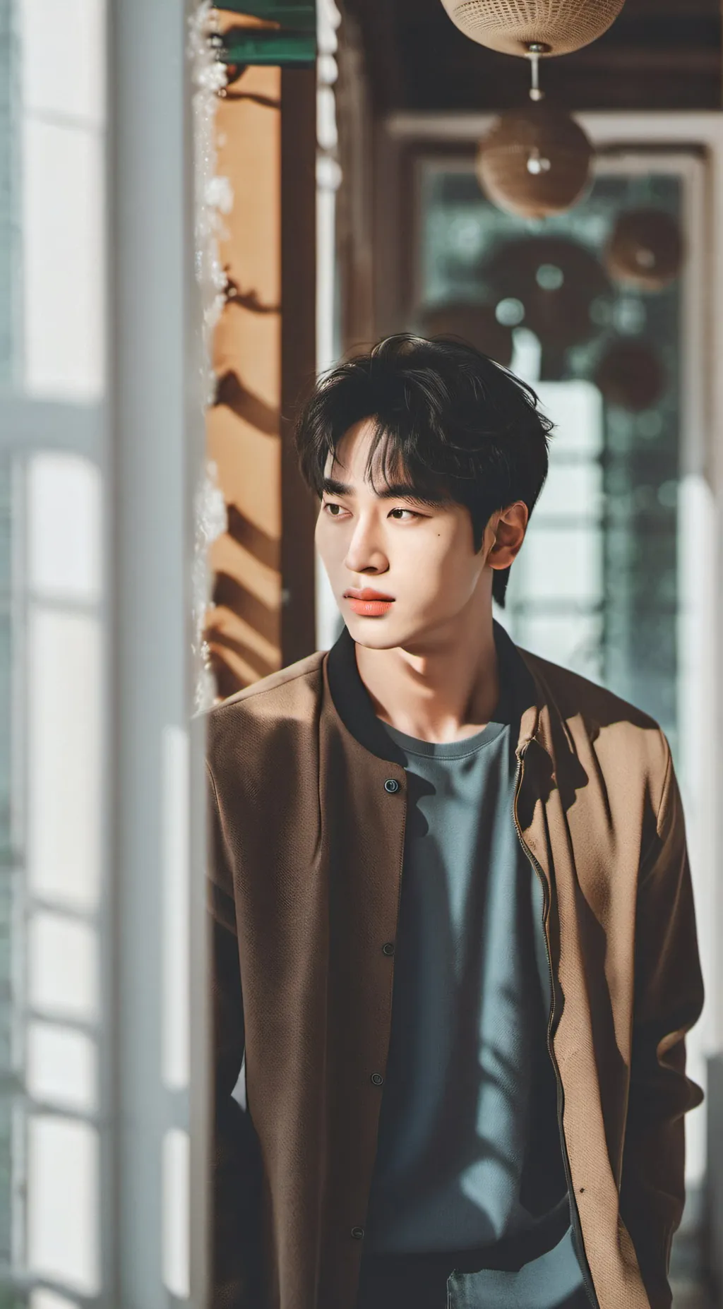 ai character: Woo Seok  background