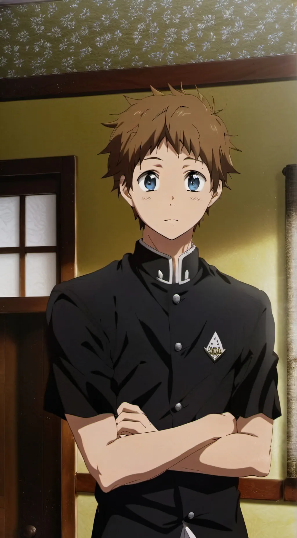 ai character: Kouta Tomiie background