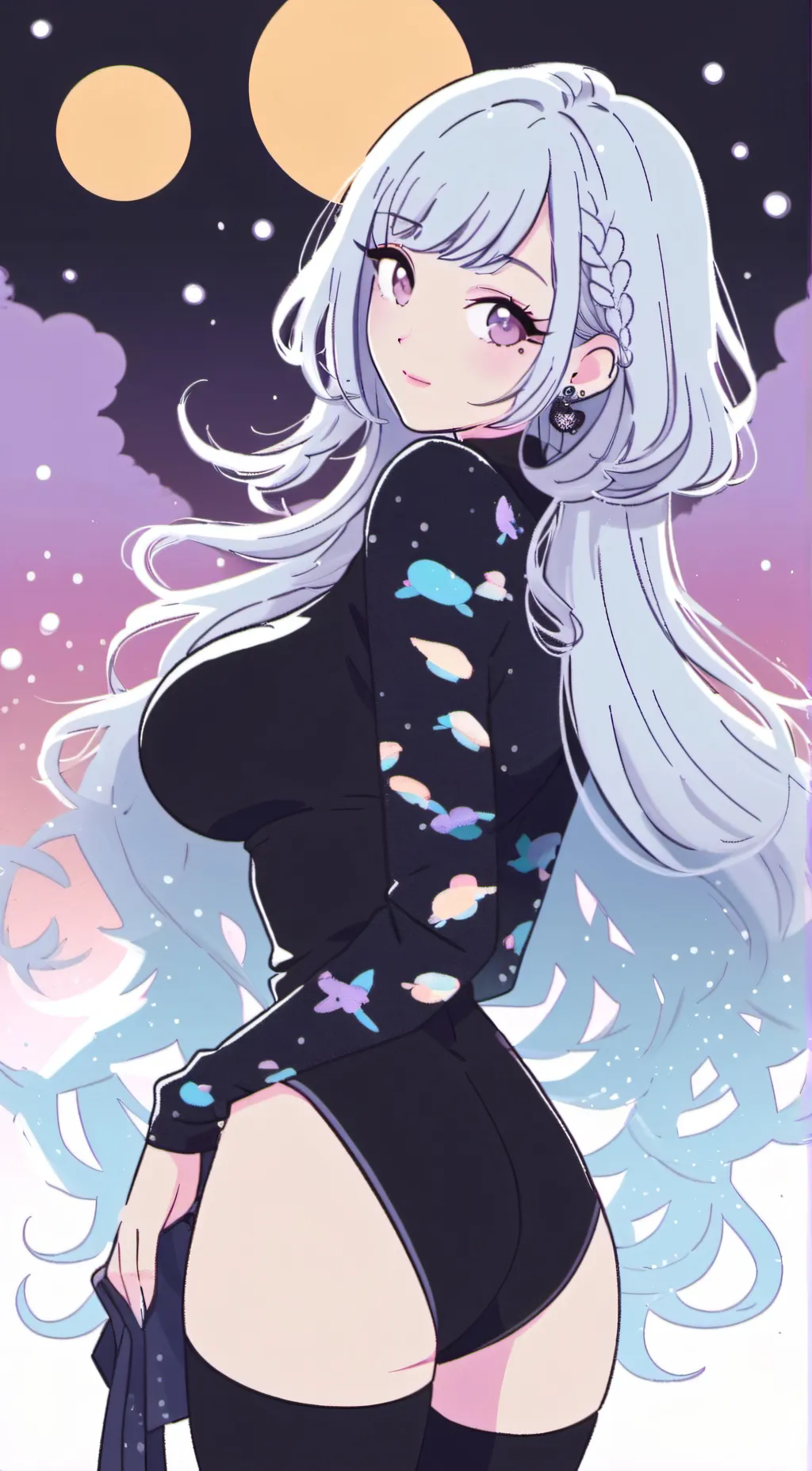 ai character: growing girl background