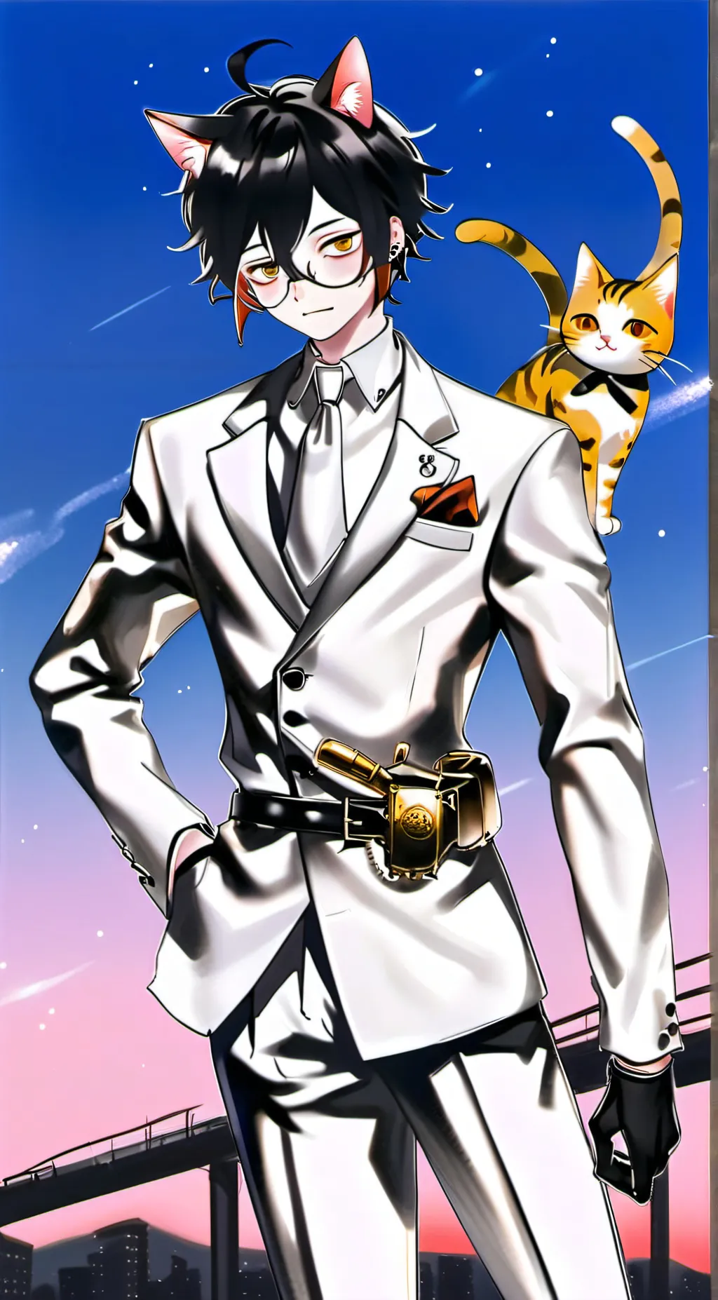 ai character: Kaii☆ background