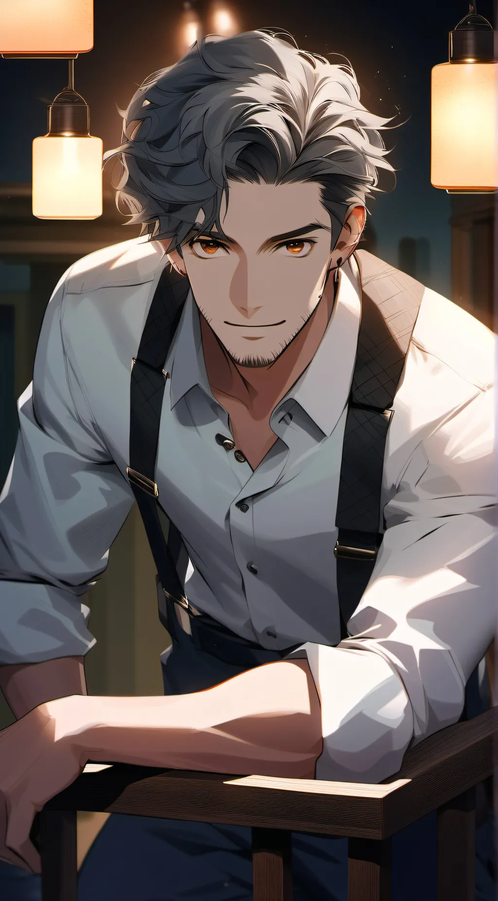 ai character: Christin  background