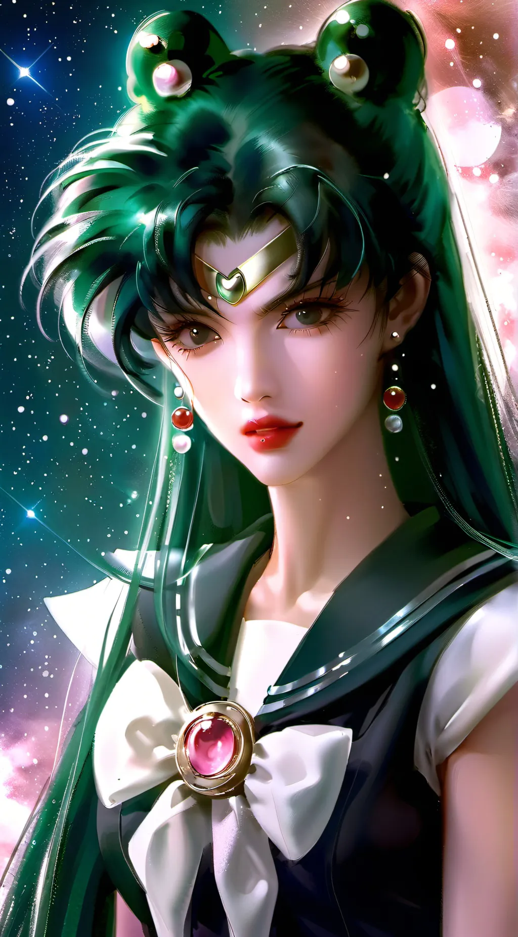 ai character: Sailor Pluto background