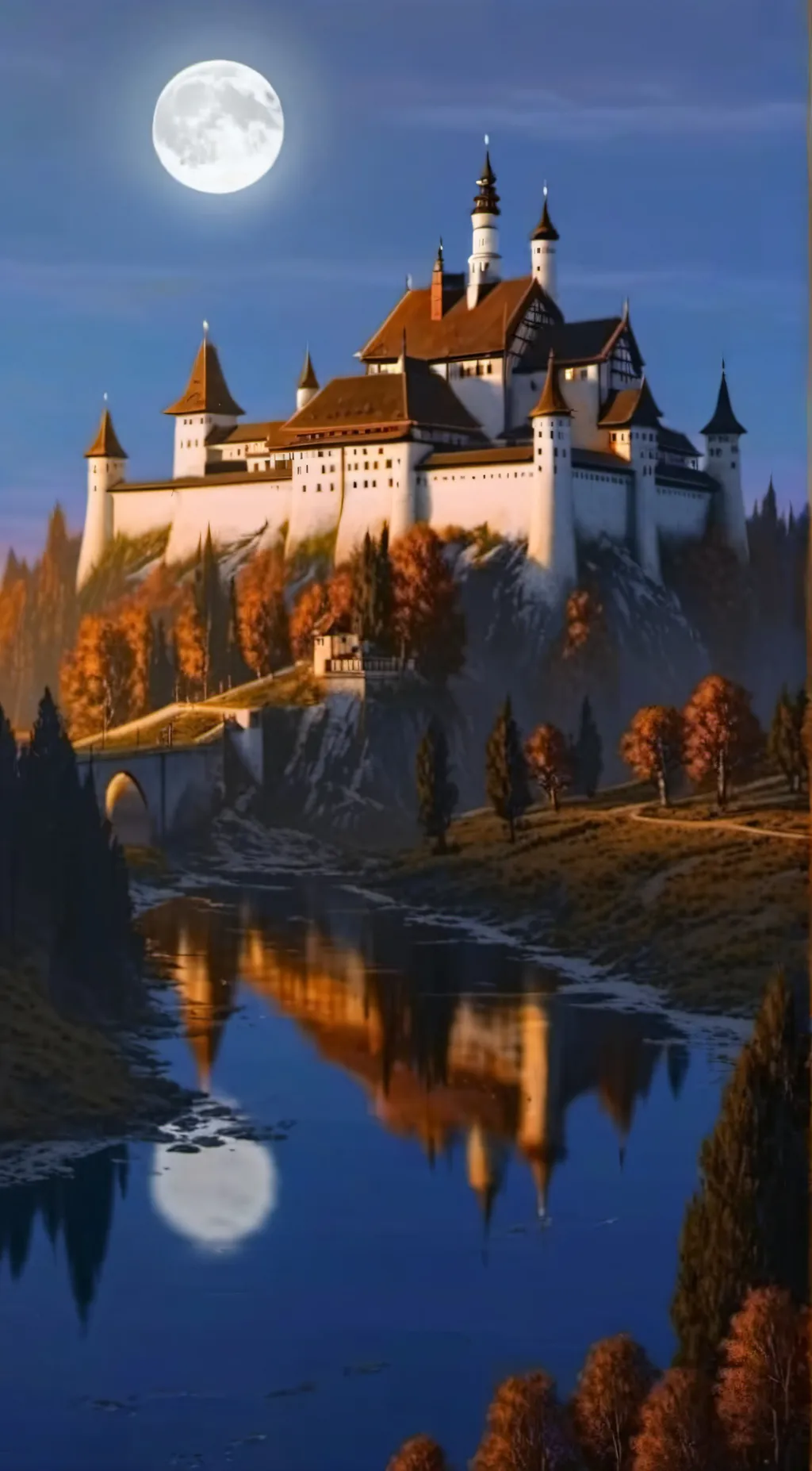 ai character: vlad Tepes Castle  background