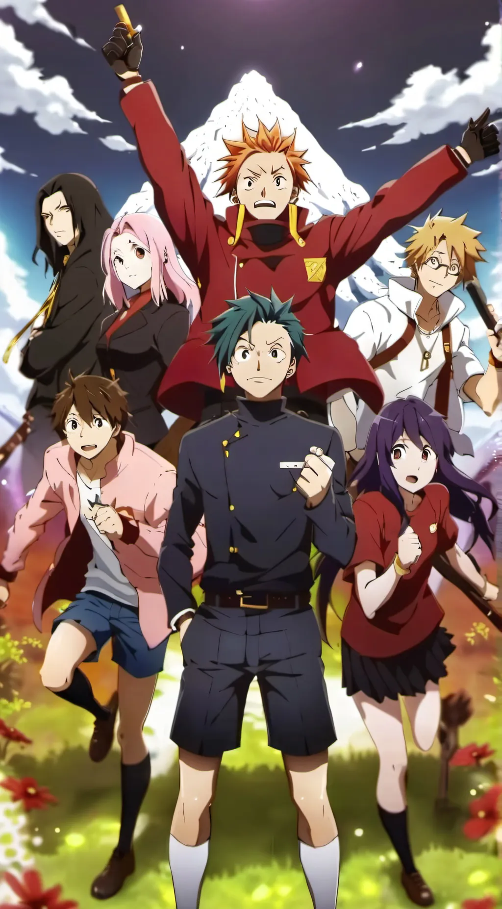 ai character: mha  background