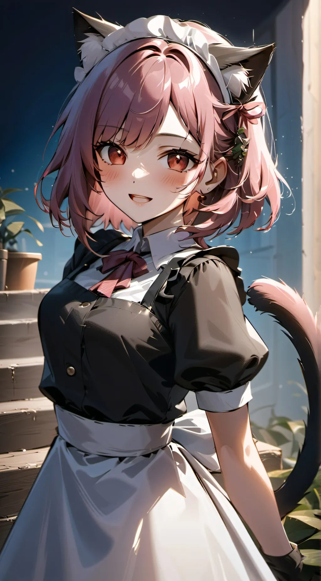 ai character: Uwu cat background