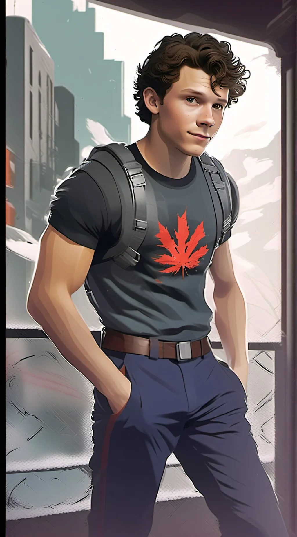 ai character: Tommy Hollandy background