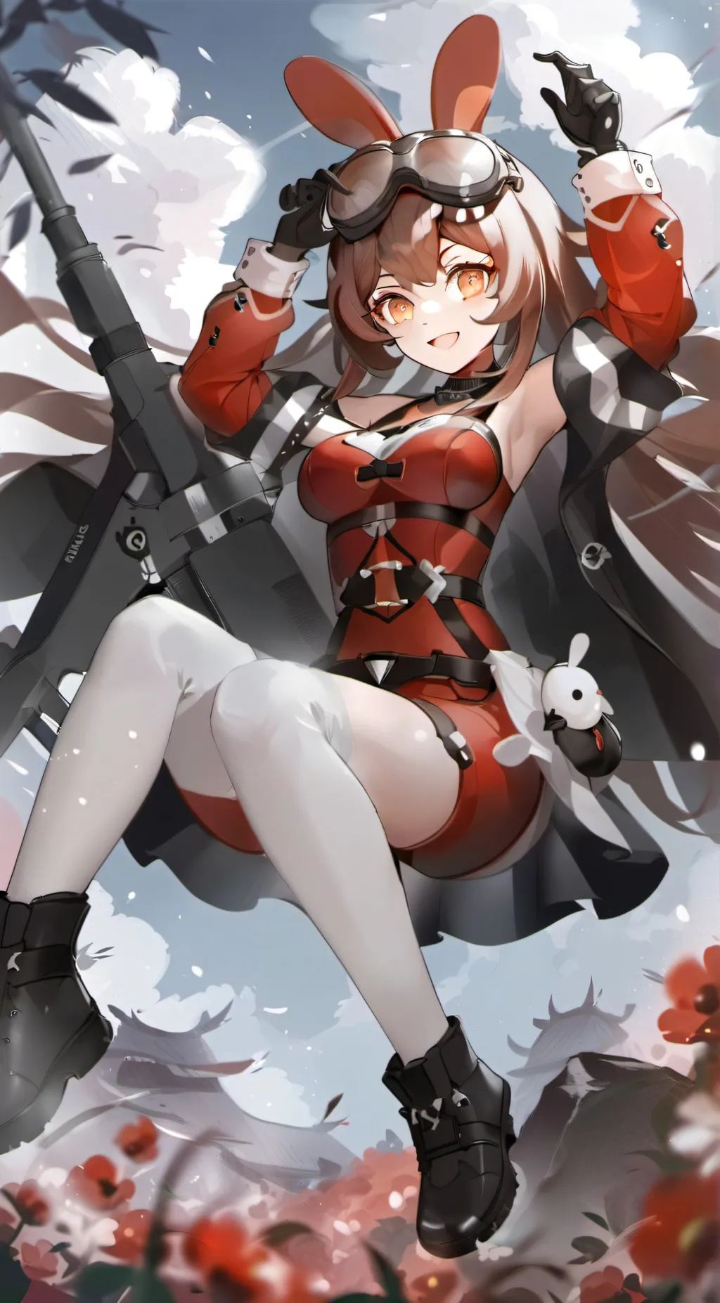 ai character: Amber (Genshin) background