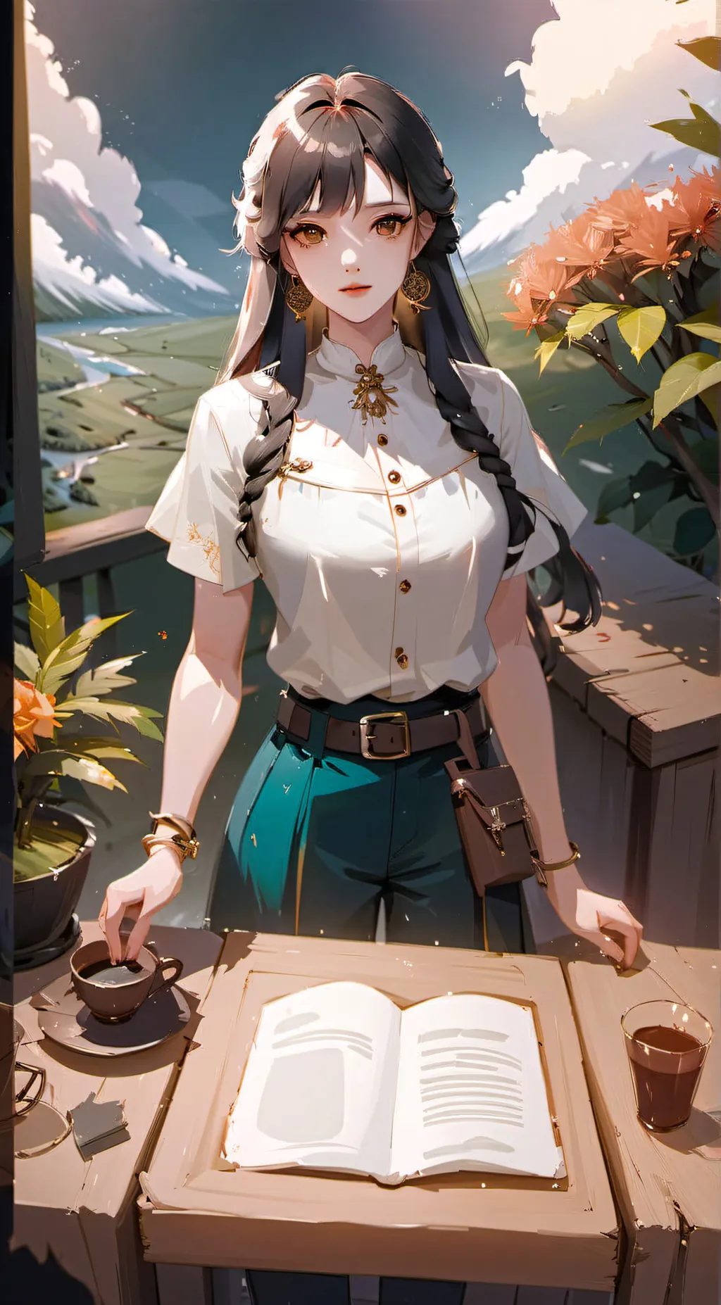 ai character: Angel background