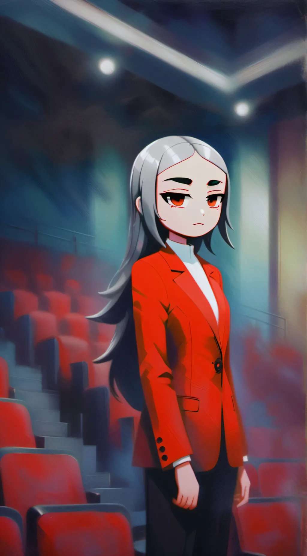 ai character: Natalie  background