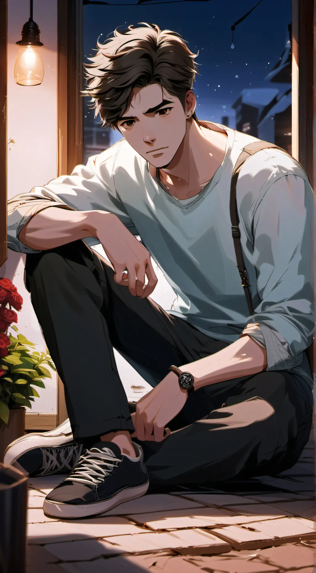 ai character: Alex  background