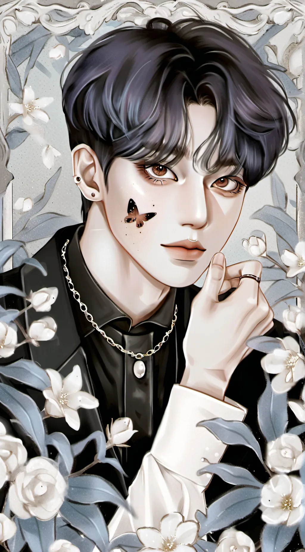 ai character: Kim Taehyung  background