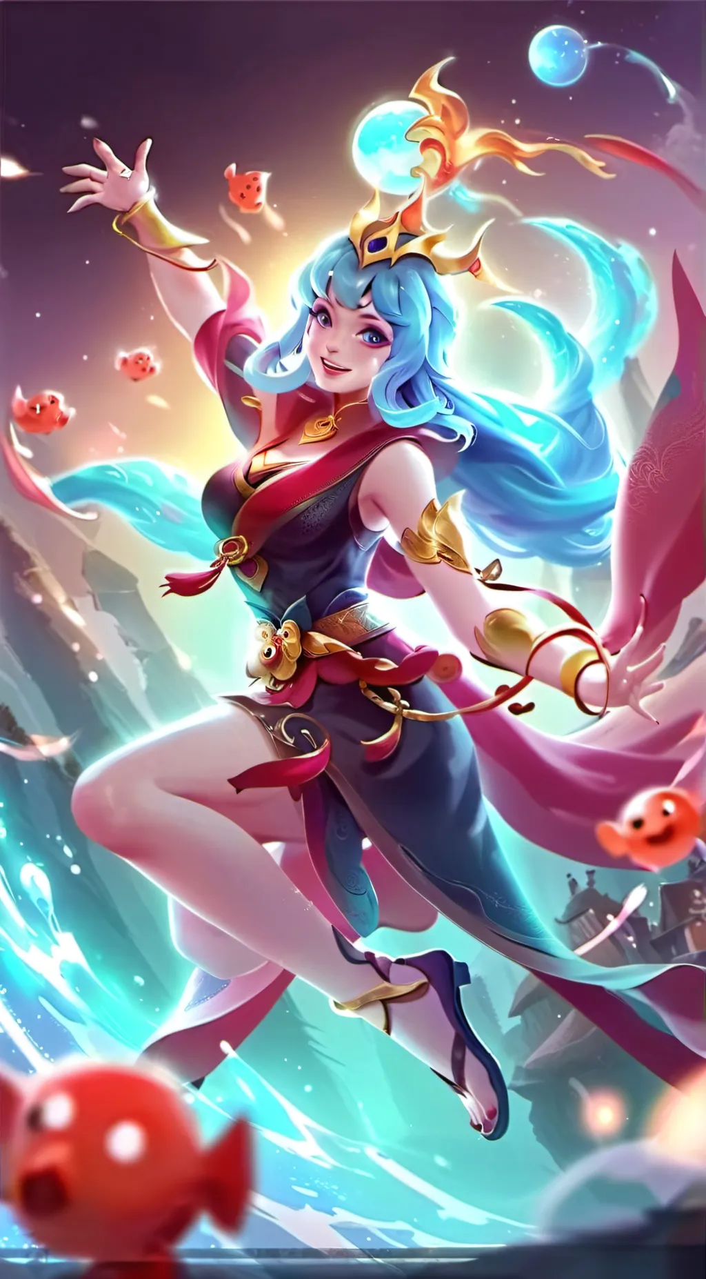 ai character: Cici MLBB background