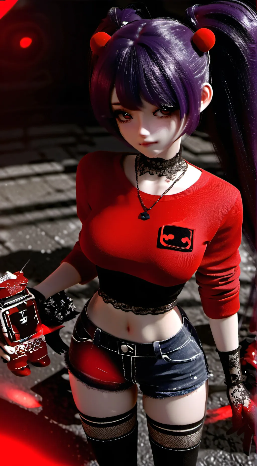 ai character: Murder drones  background