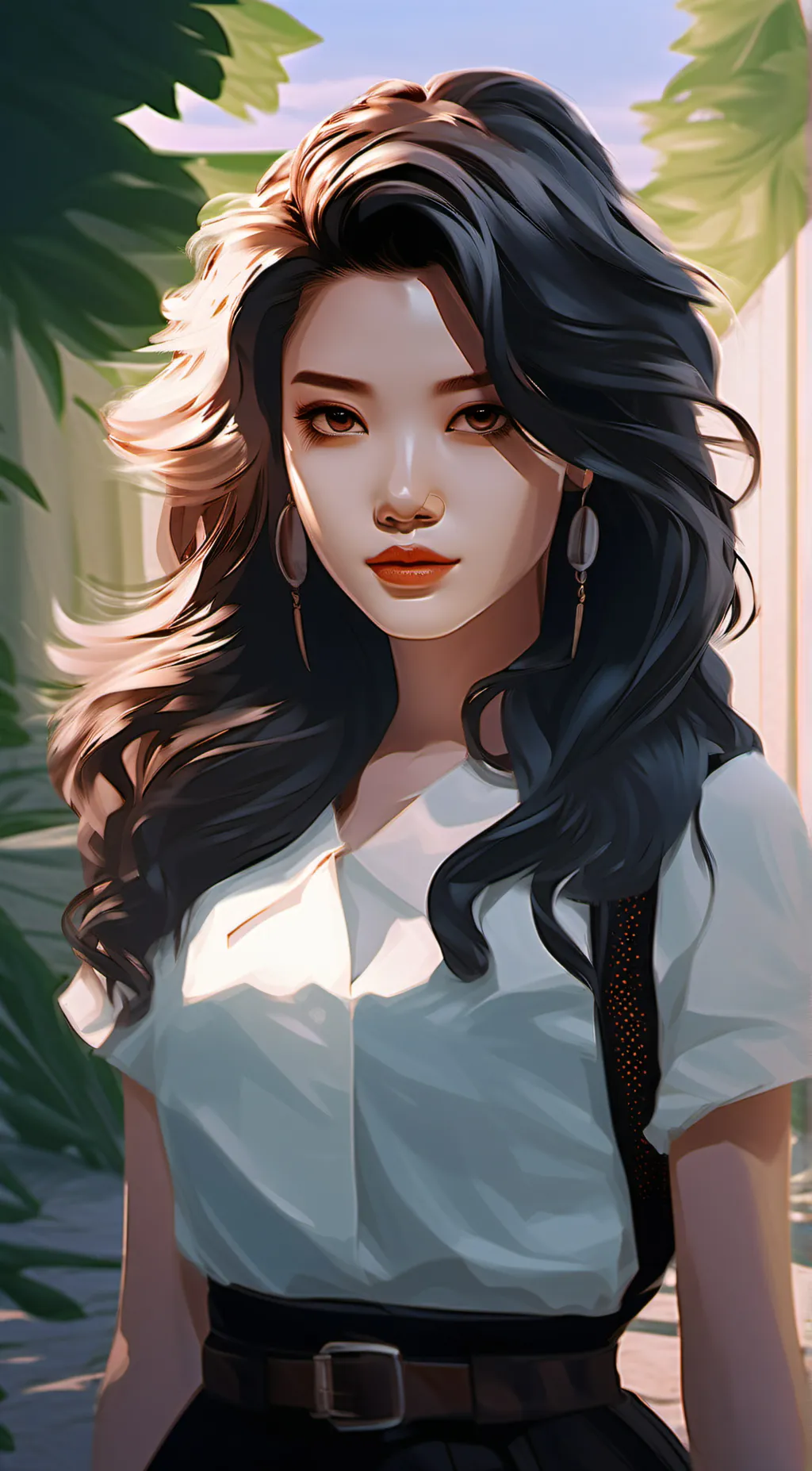ai character: Annie  background