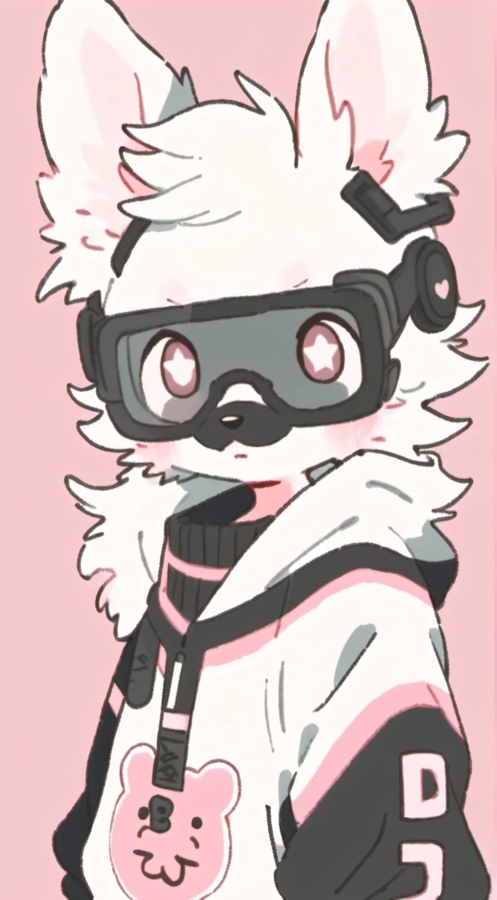 ai character: radom furry background