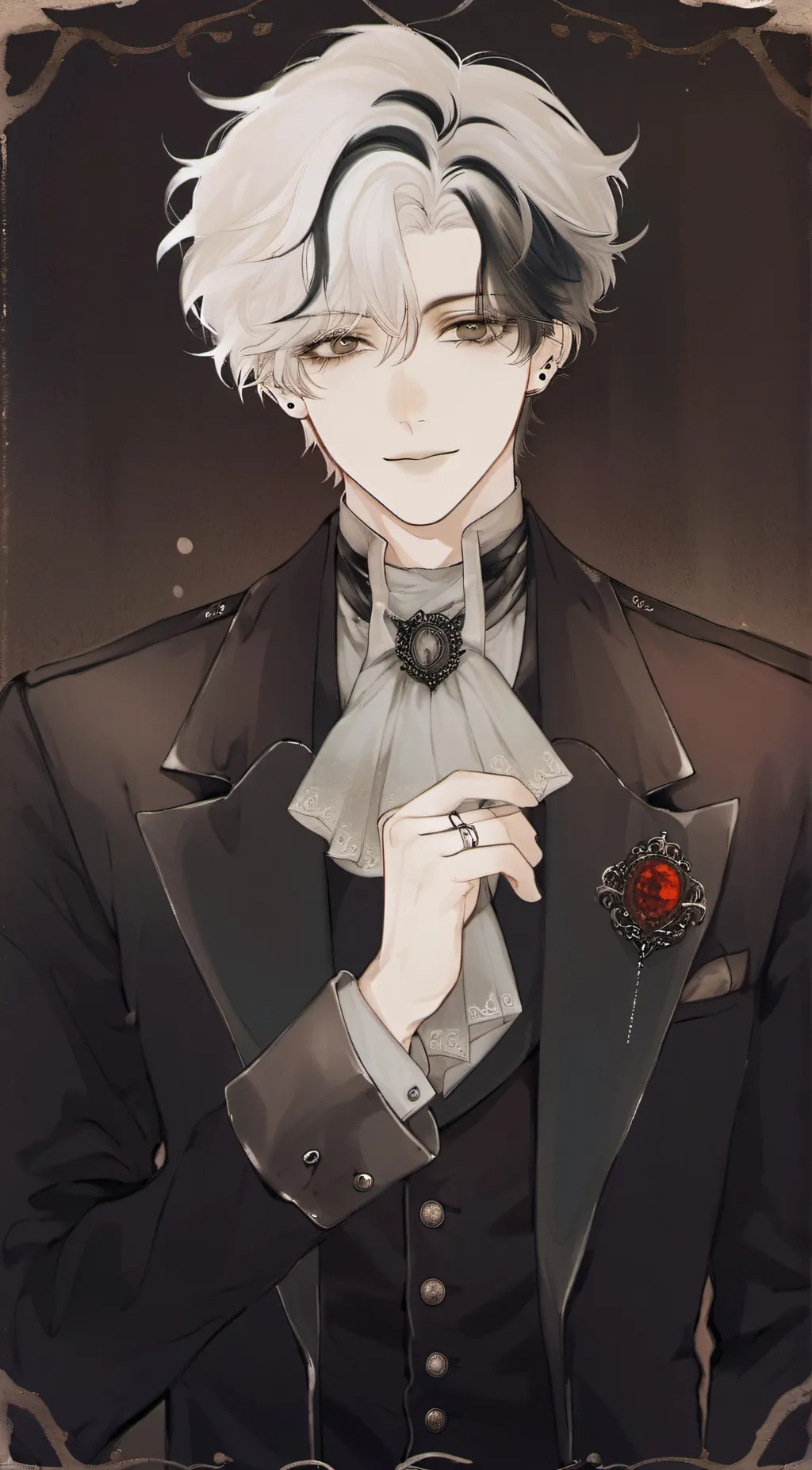 ai character: Adam Sandstorms.  background
