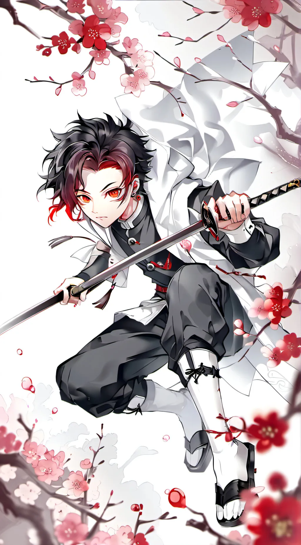 ai character: Tokito triplets 4 background