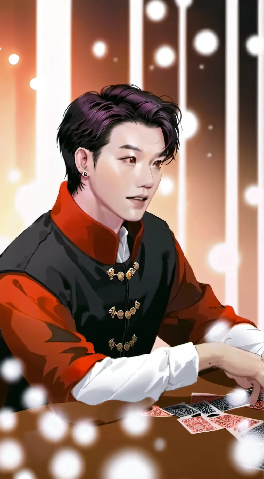 ai character: Min Yoongi  background