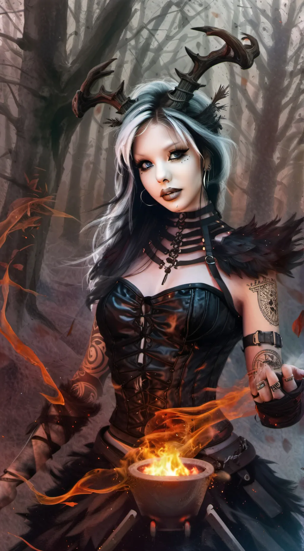 ai character: Valkuria  background